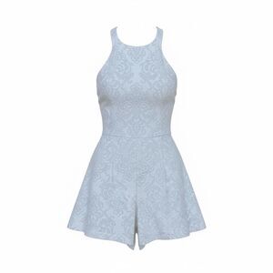 Angel Biba Lace Overlay Halter Romper